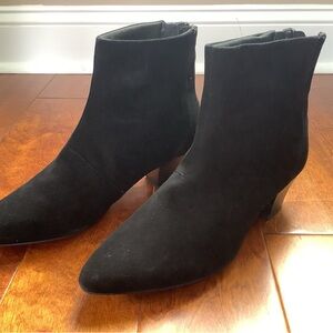 Clarks Black Suede Bootie Size 10. Never Worn